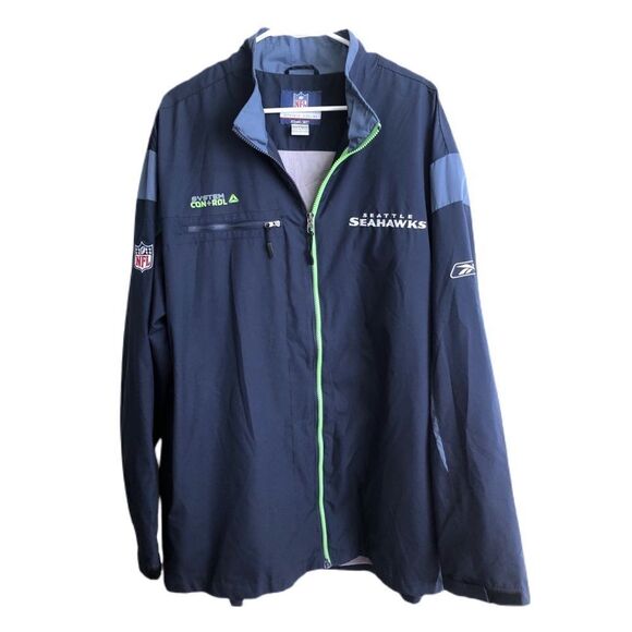 Seattle Seahawk NFL LightWeight Sport Jacket 2XL - Picture 6 of 11